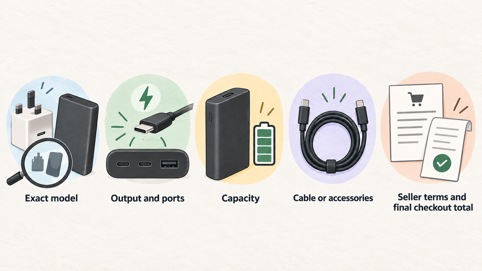 Introduce the article’s focus on comparing the exact configurations of USB-C chargers and power banks when assessing a deal.